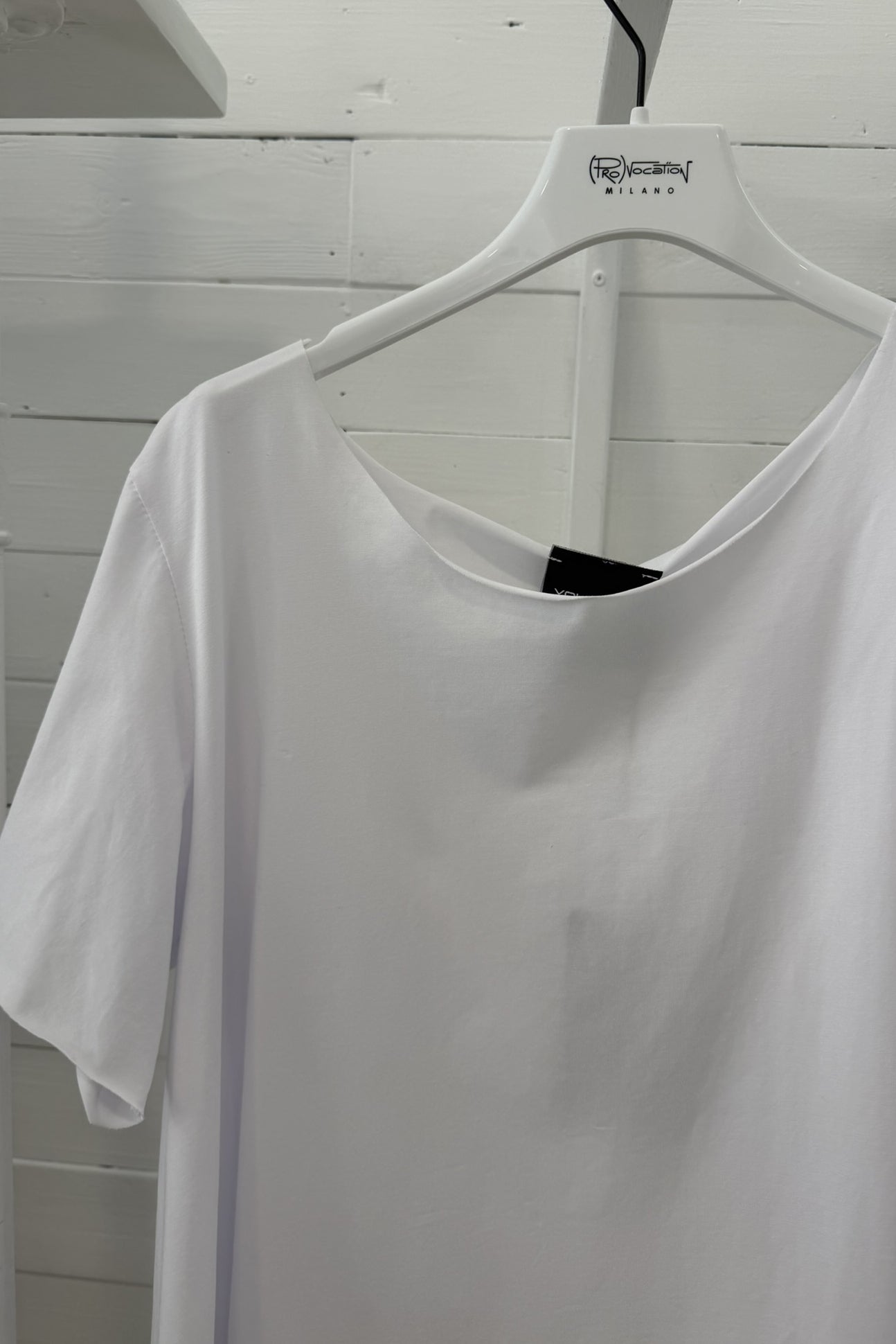 Maglia Asimmetrica in Jersey di Cotone