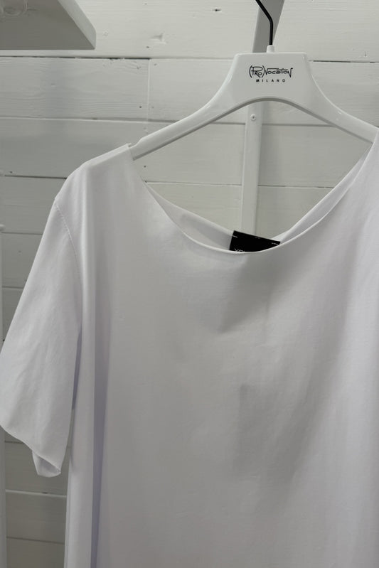 Maglia Asimmetrica in Jersey di Cotone
