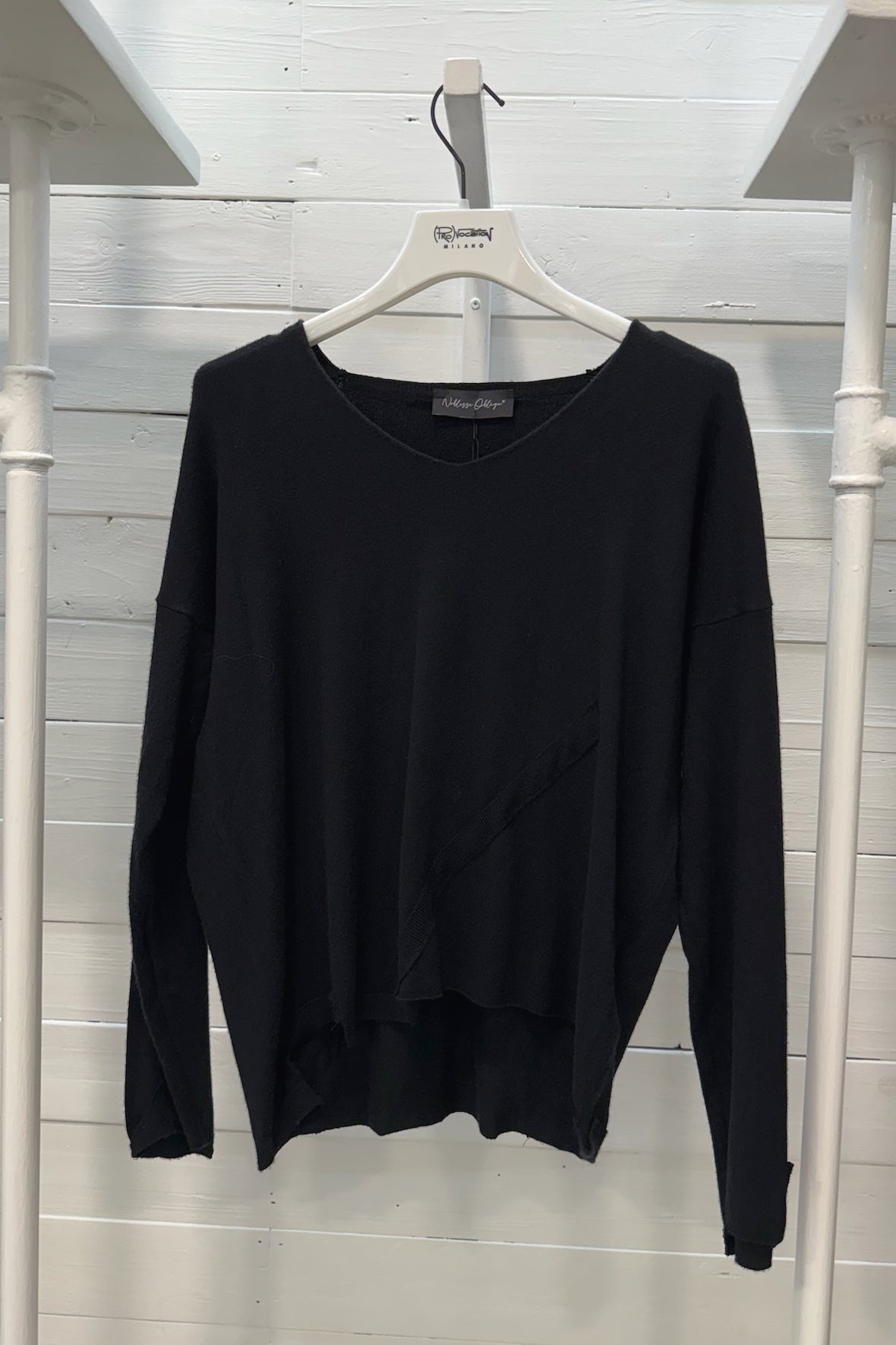 Maglioncino corto scollo a v