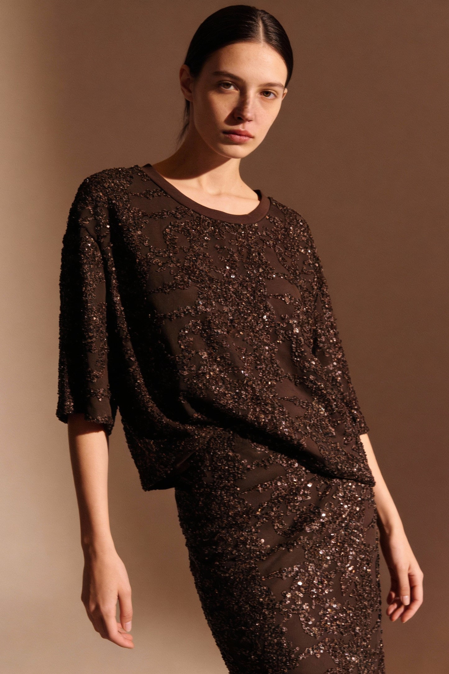 Maglia paillettes