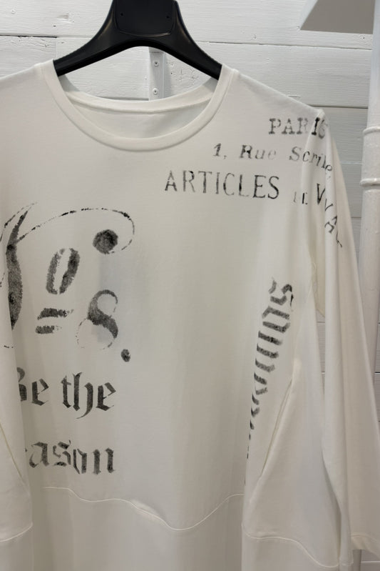 Maglia stampa grafica over