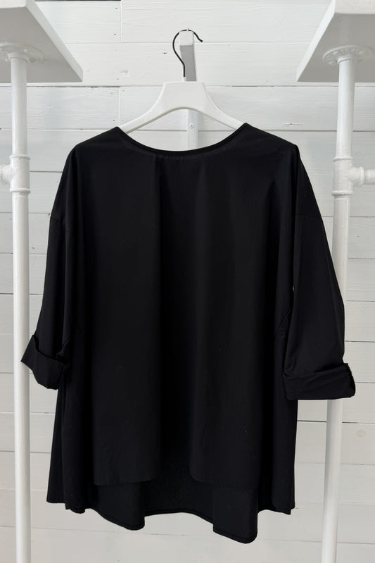 Blusa Ampia con Arricciatura