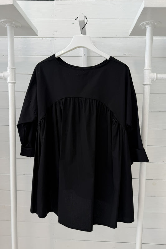 Blusa Ampia con Arricciatura
