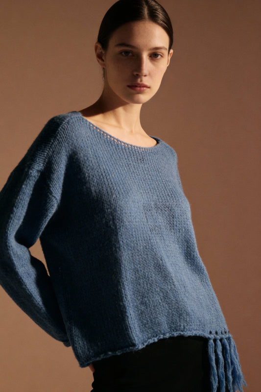 Maglioncino con frange