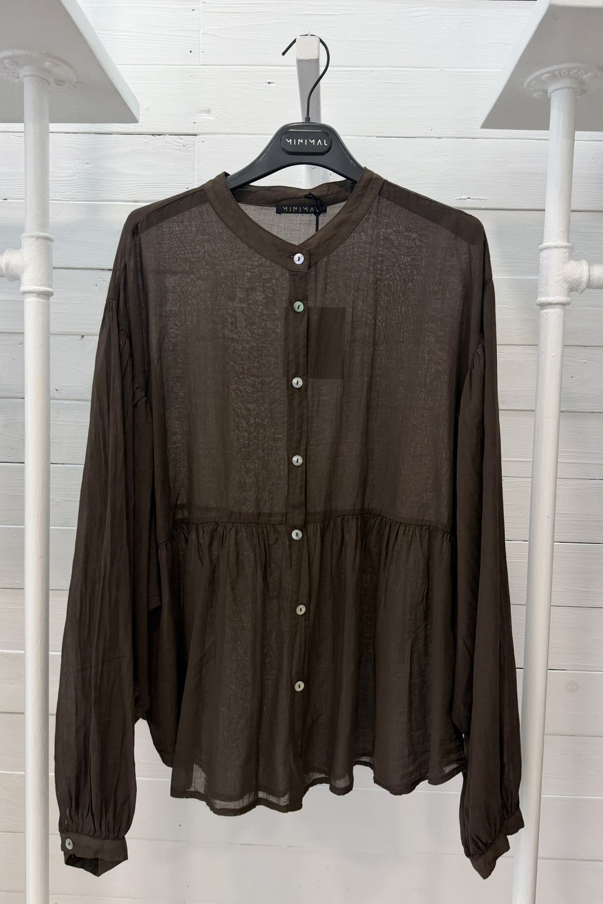 Blusa leggera in puro cotone
