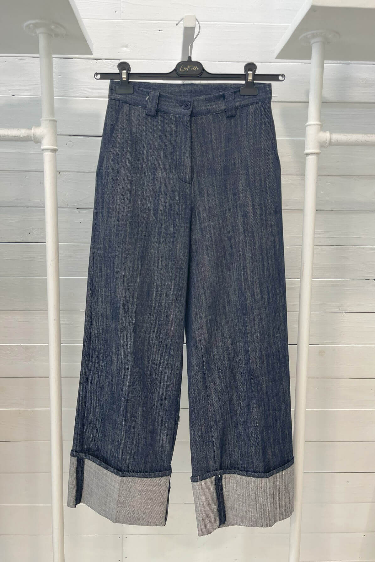 Pantalone risvolto
