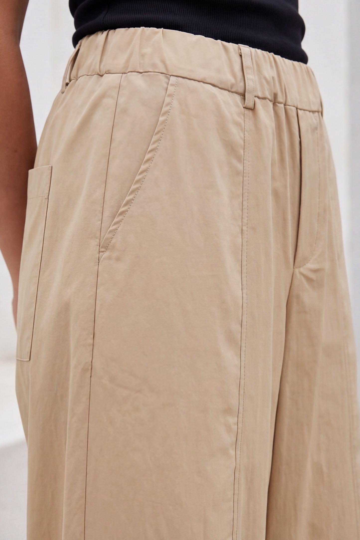 Pantalone balloon in cotone leggero