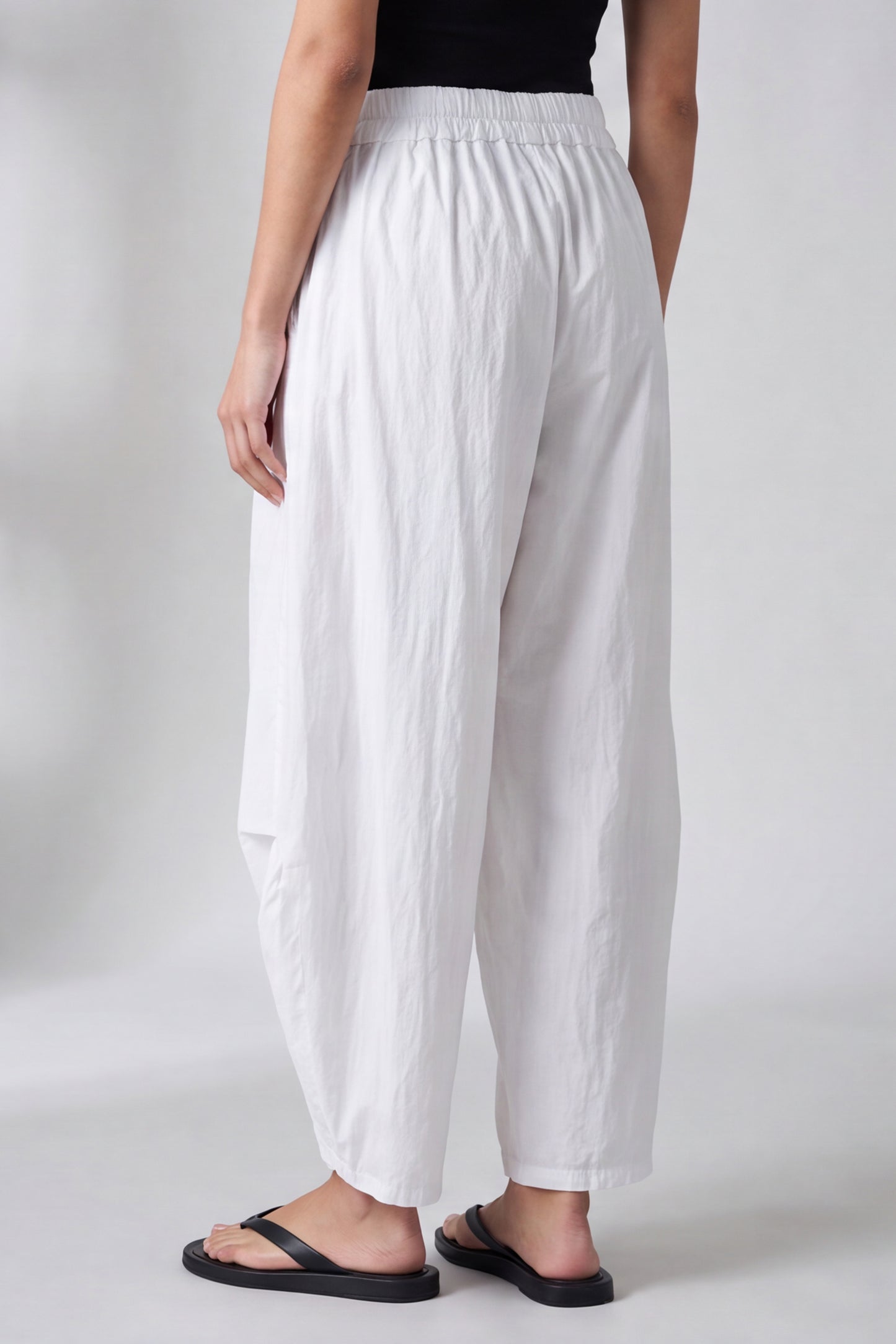 pantaloni balloon in cotone