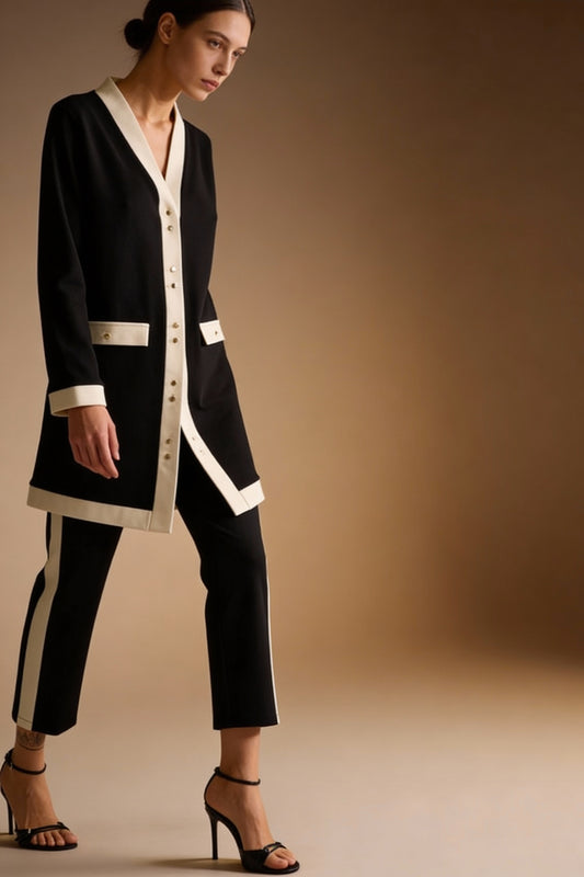 Pantaloni con bande laterali