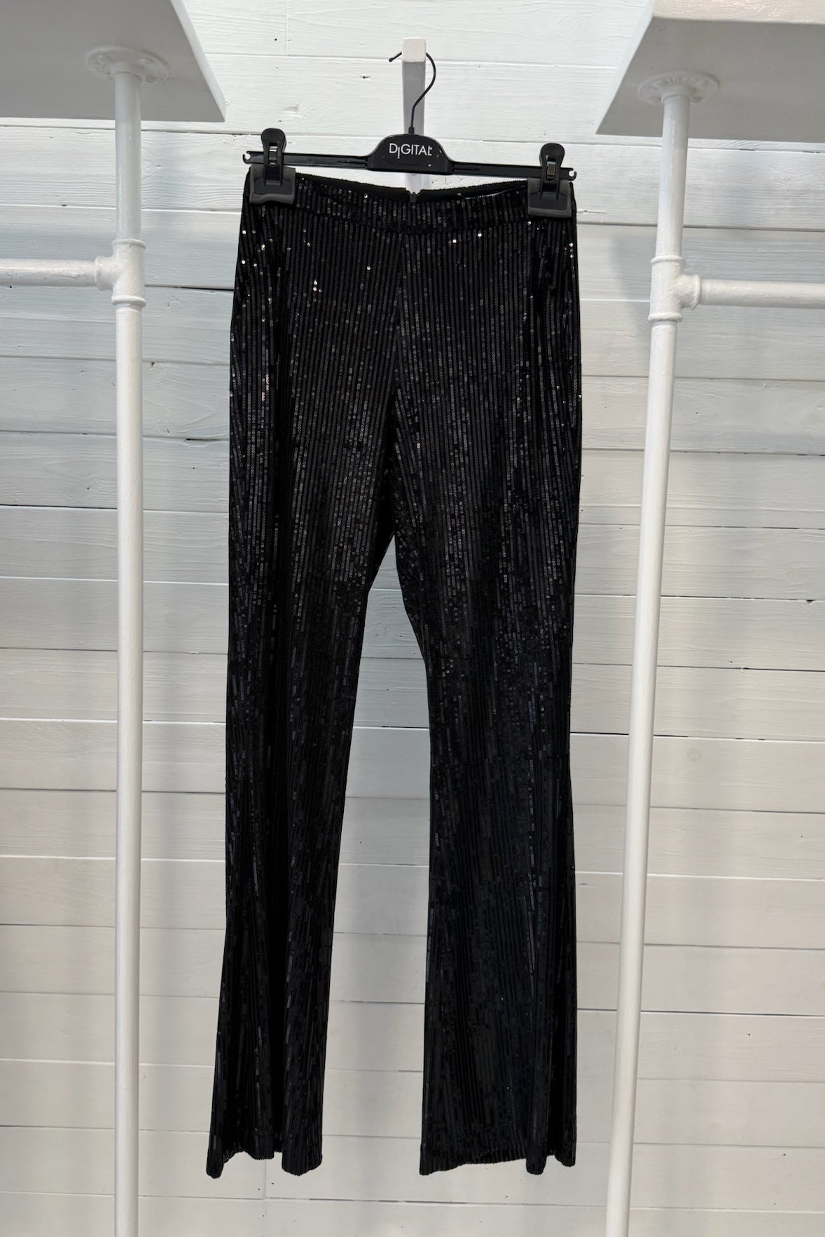 Pantalone con paillettes