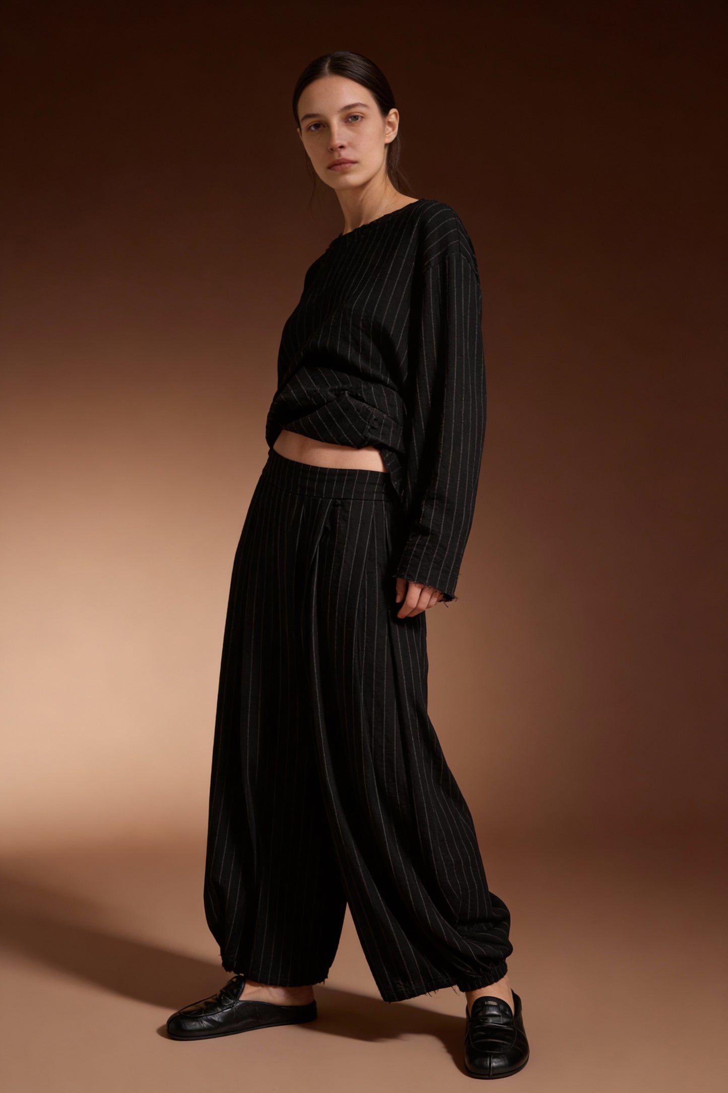 Pantalone ovetto riga