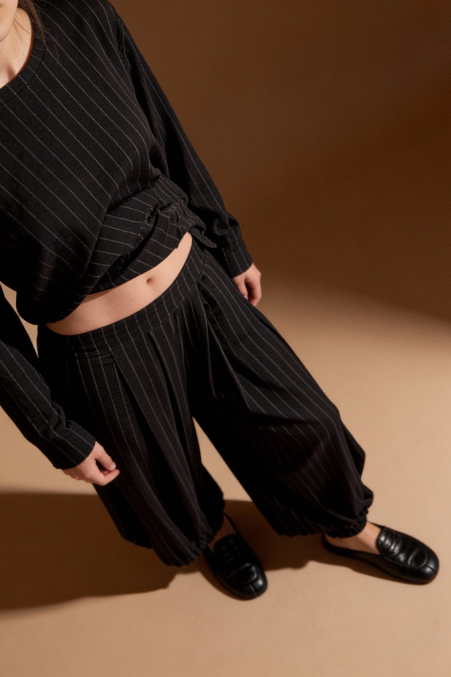 Pantalone ovetto riga