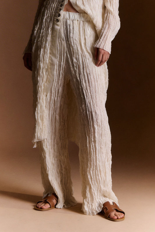 Pantalone con vita elasticizzata