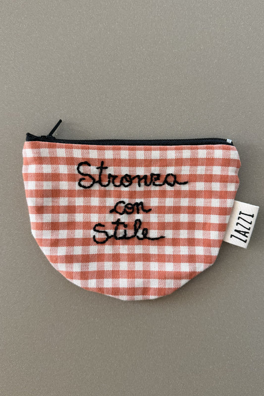 Porta spicci fatto a mano personalizzabile “Stronza con stile”