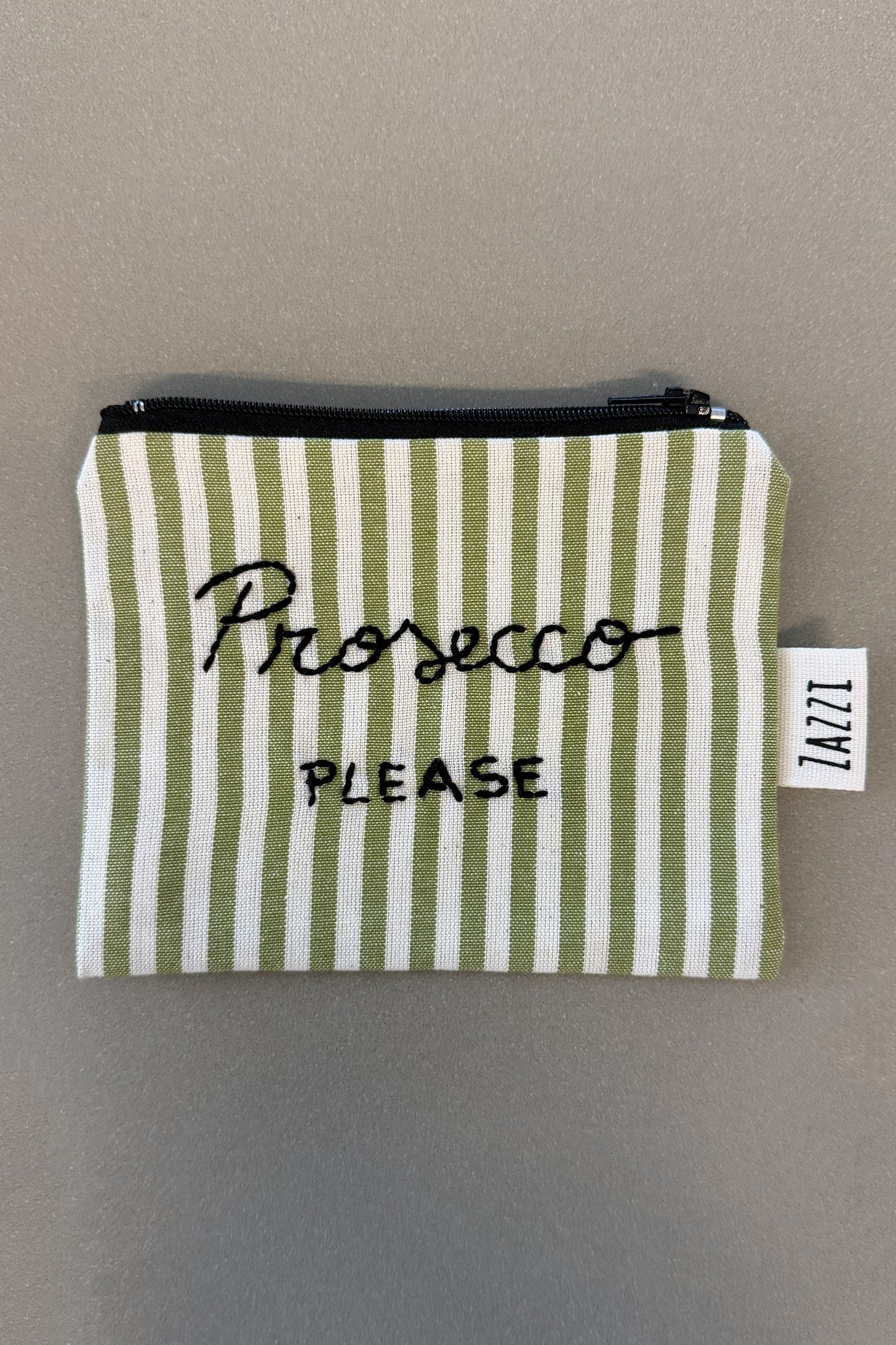Porta spicci fatto a mano personalizzabile “Prosecco Please”