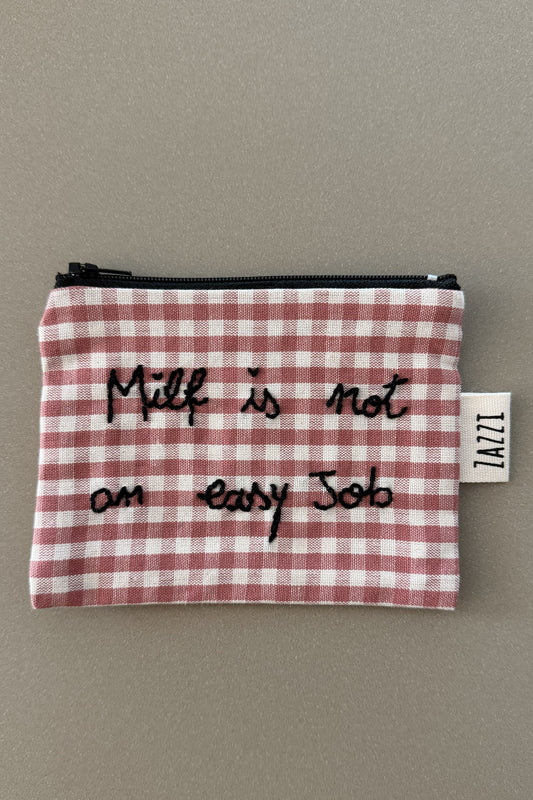 Porta spicci fatto a mano personalizzabile “Milf is not an easy job”