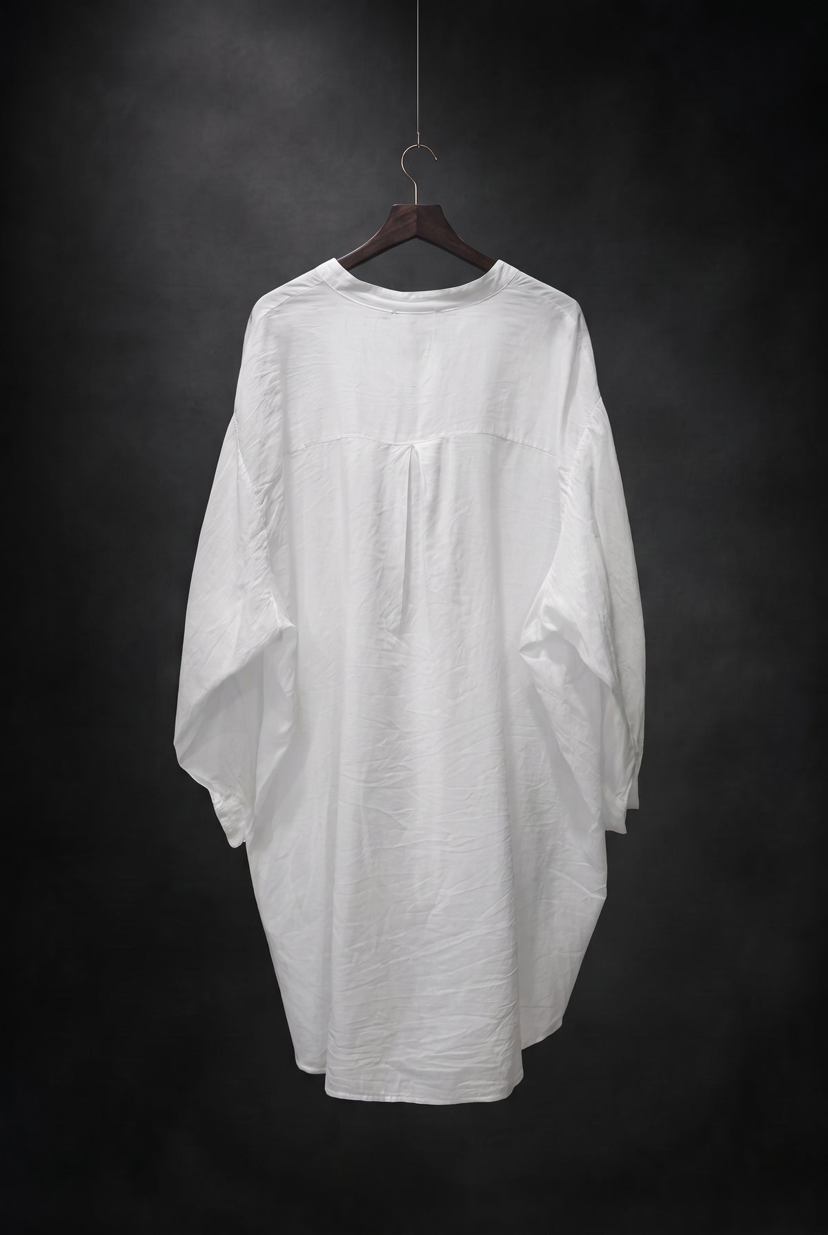 Camicia lunga oversize asimmetrica