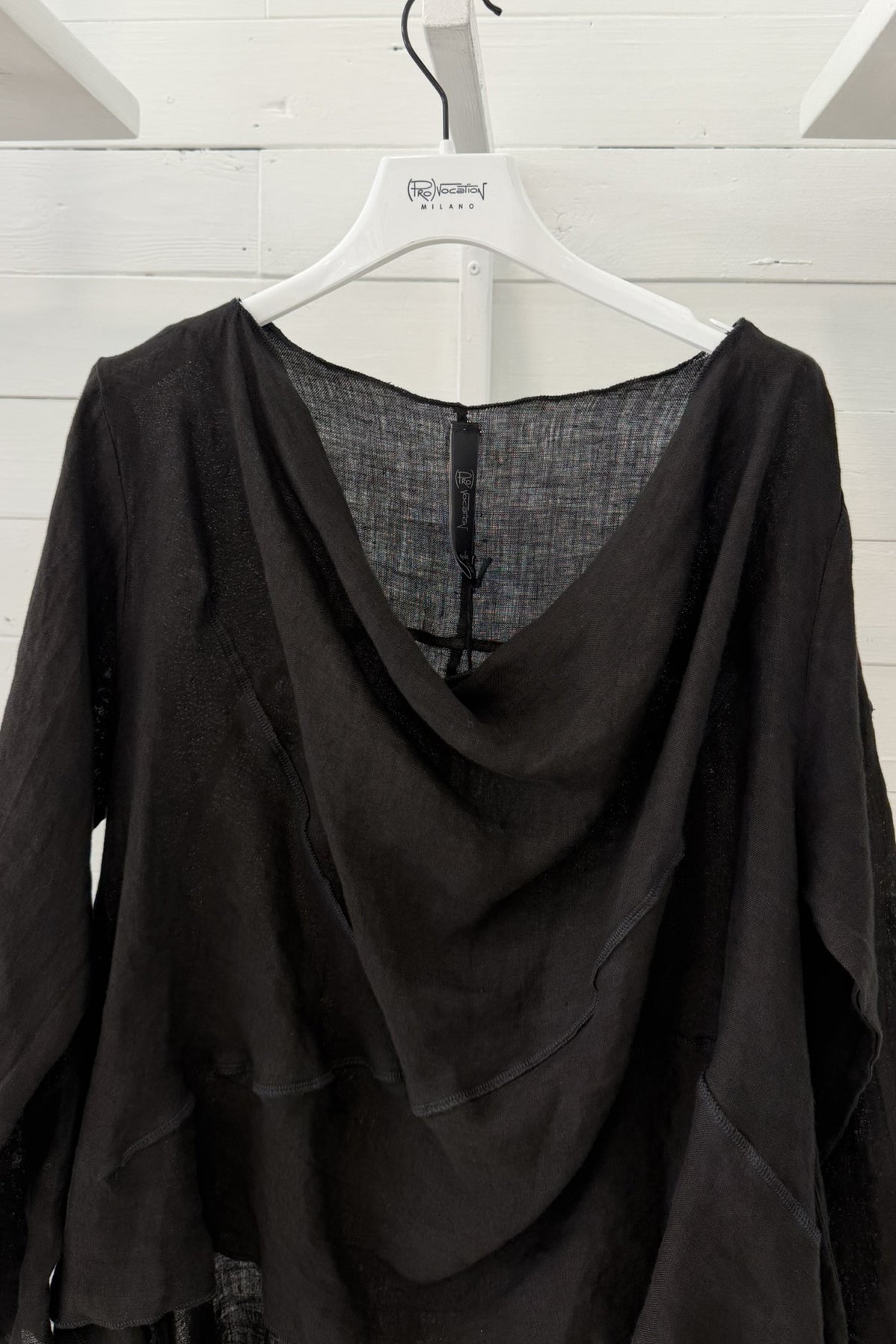 Casacca in Lino Asimmetrica