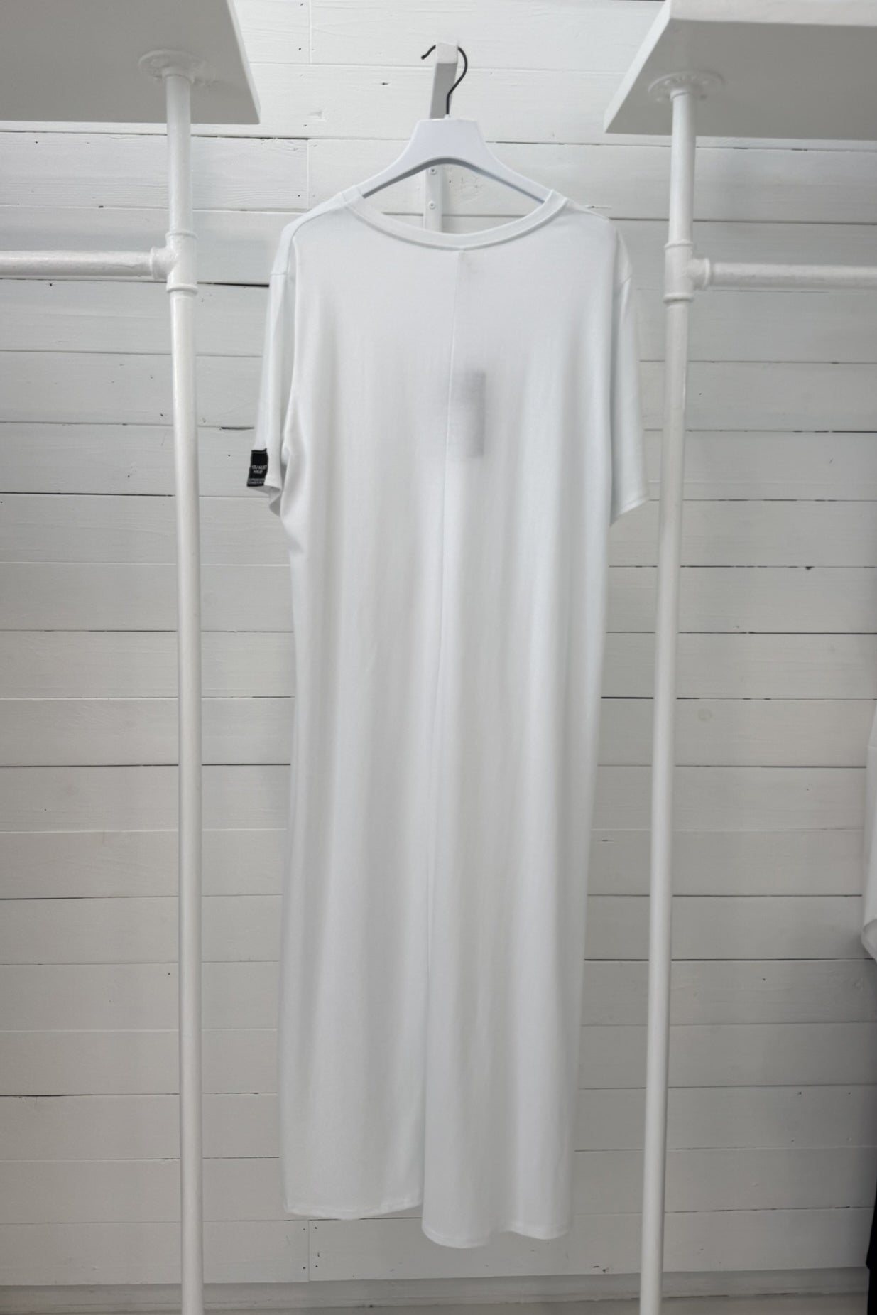 T-shirt in Jersey con Spacco Frontale