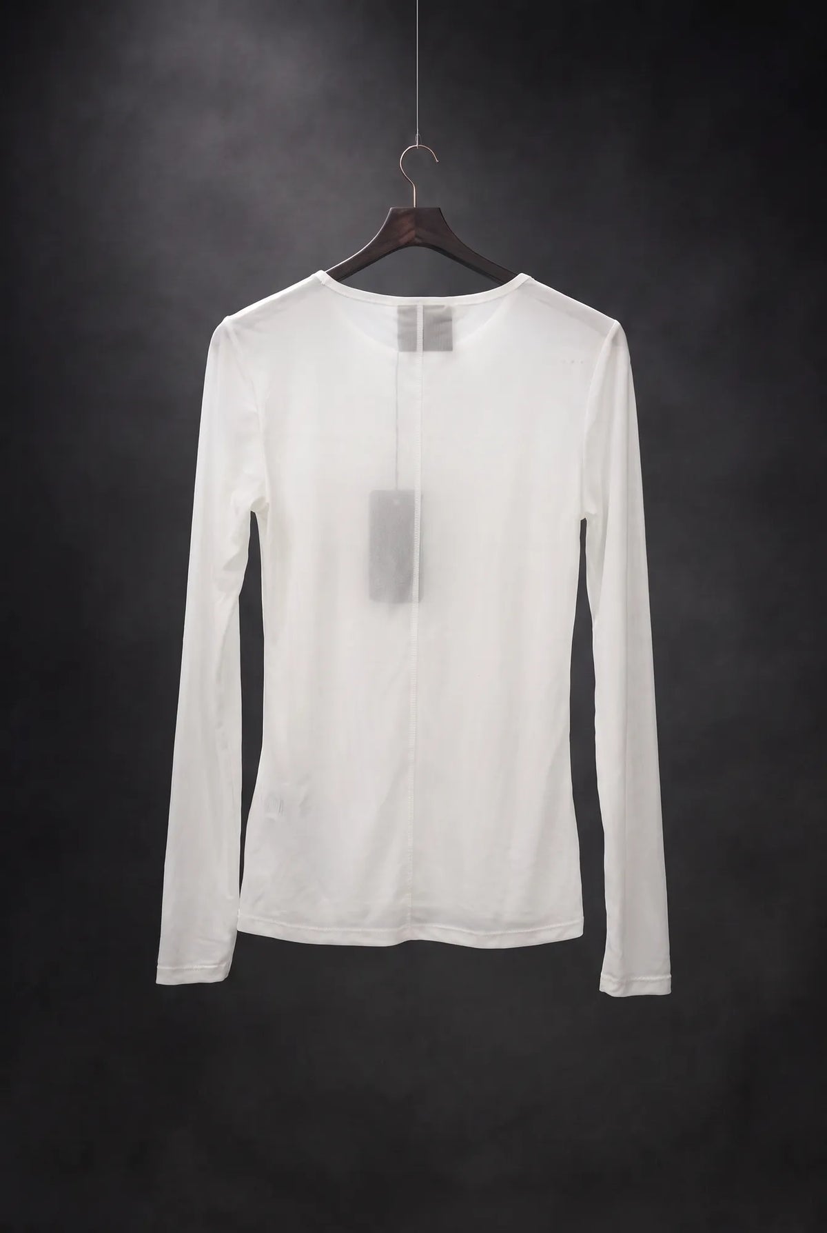 Maglia trasparente in tulle elasticizzato