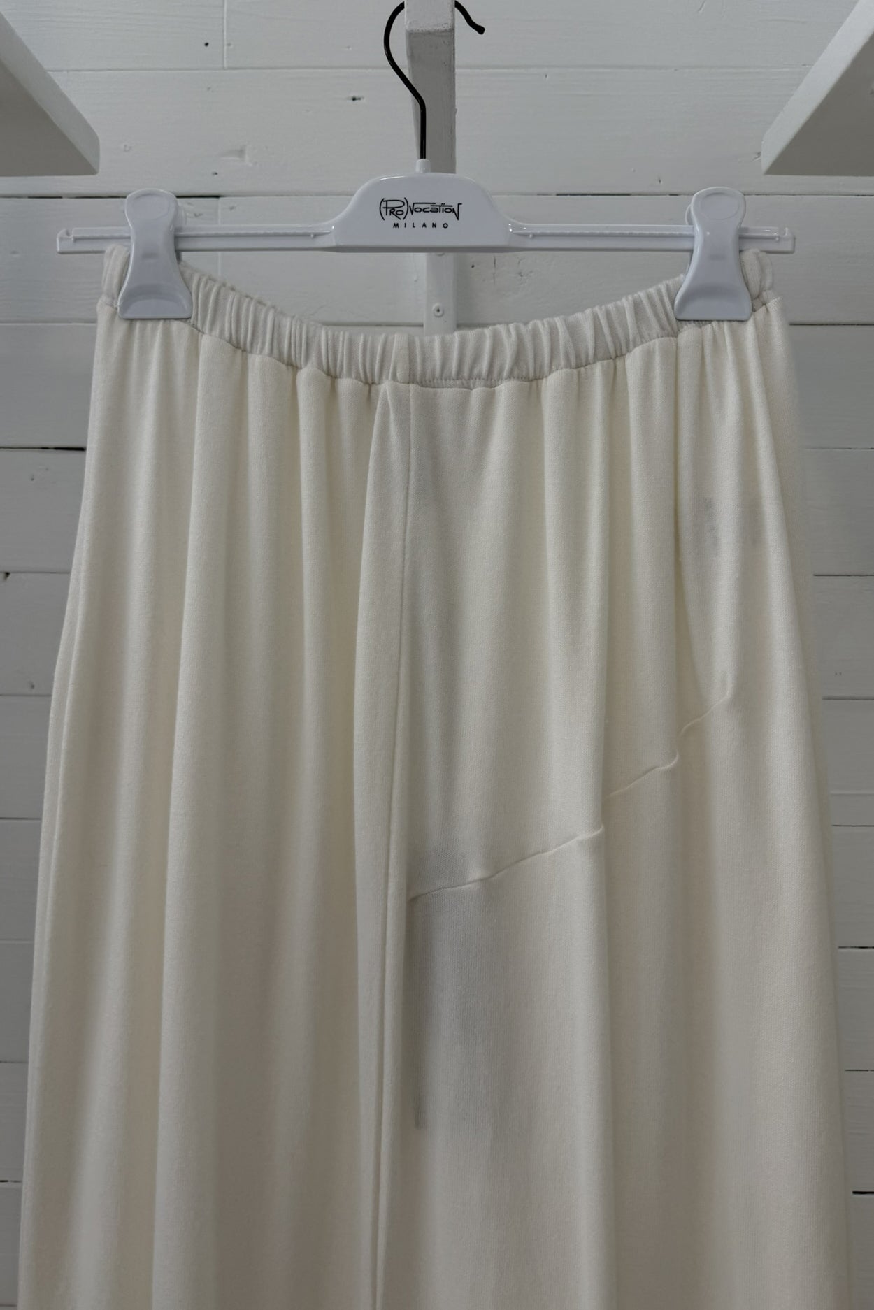 Pantalone Harem in Maglia con Inserti Geometrici
