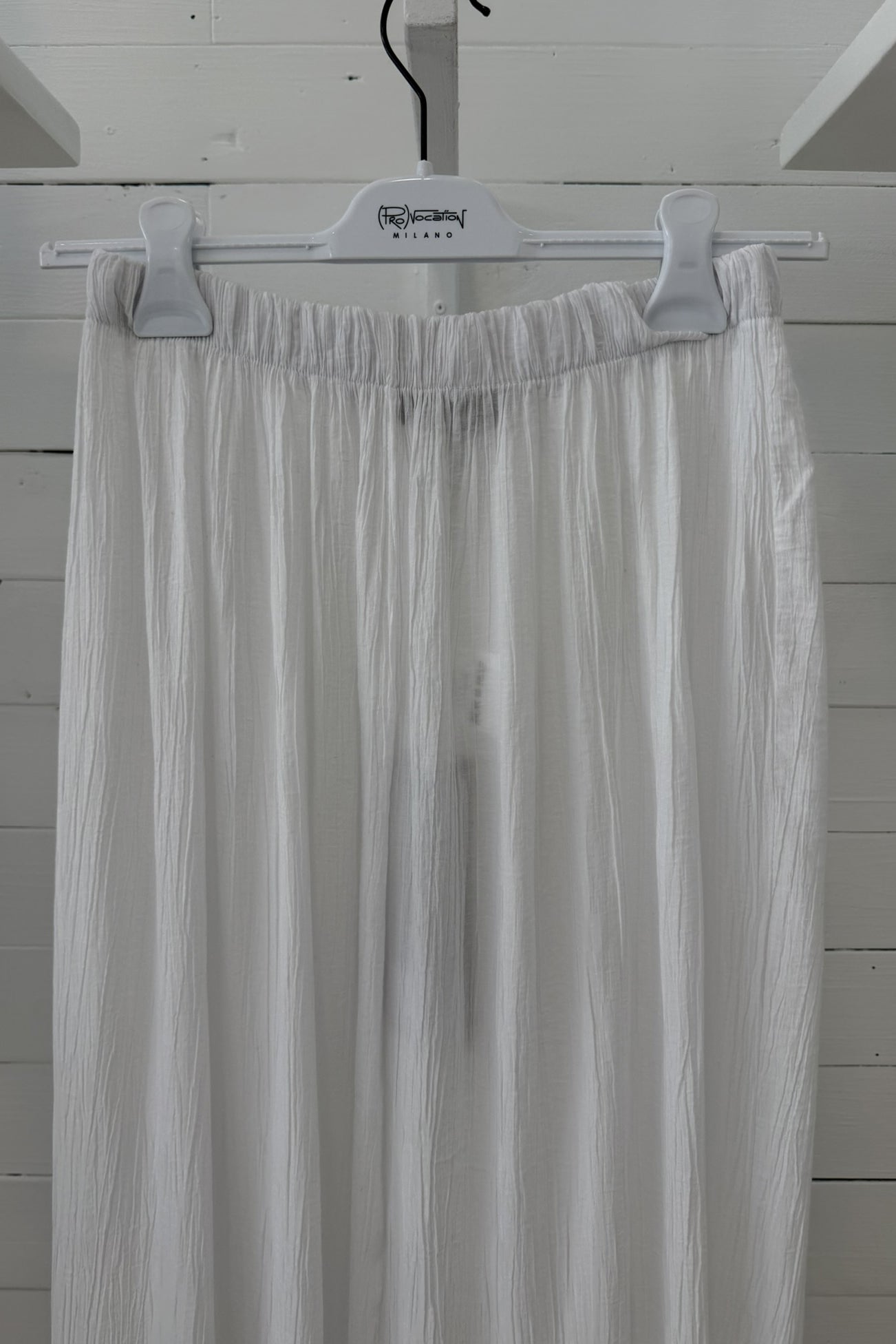 Pantalone Harem in Viscosa Effetto Crêpe