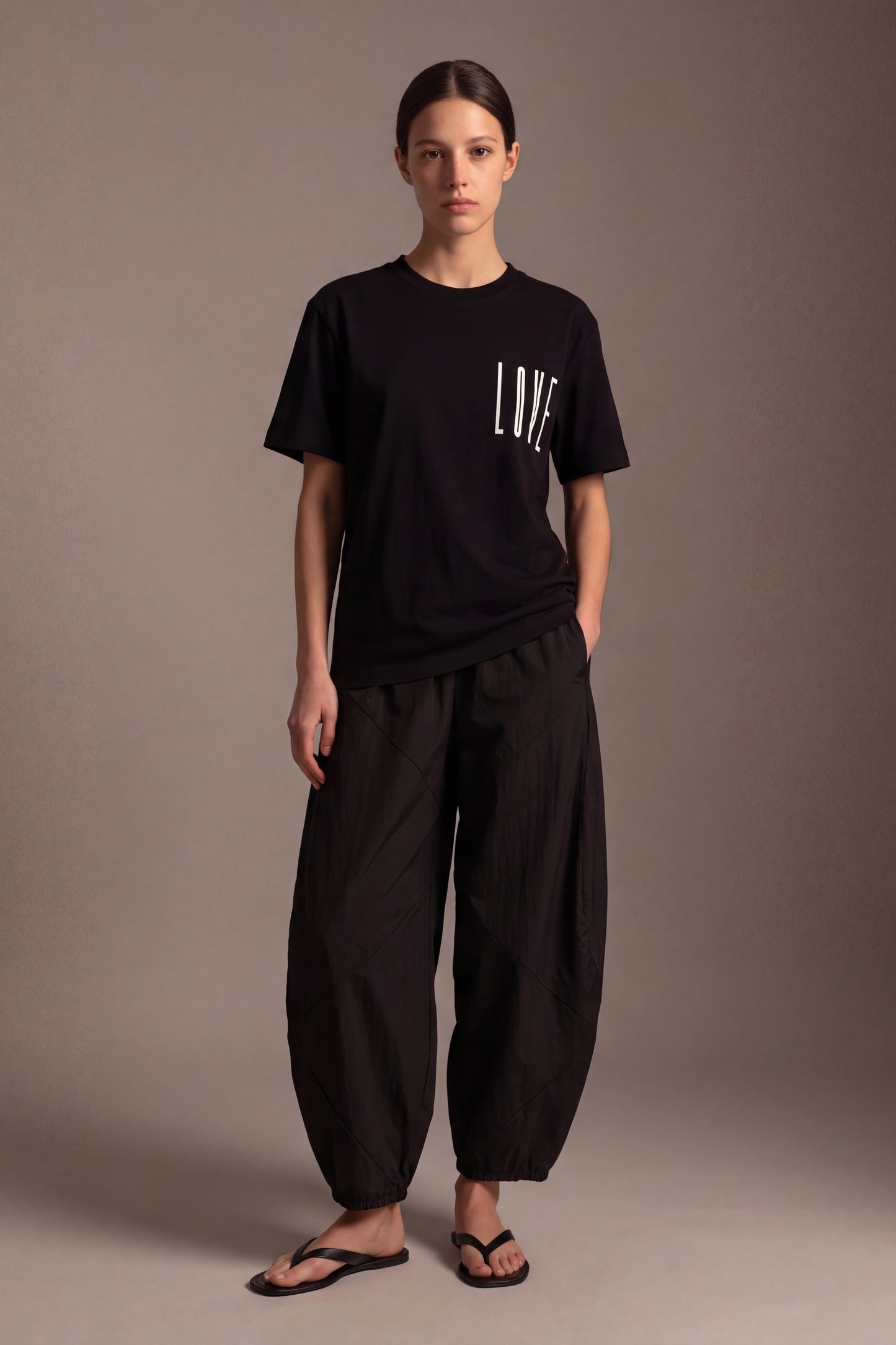 Pantaloni Balloon in Cotone Tecnico