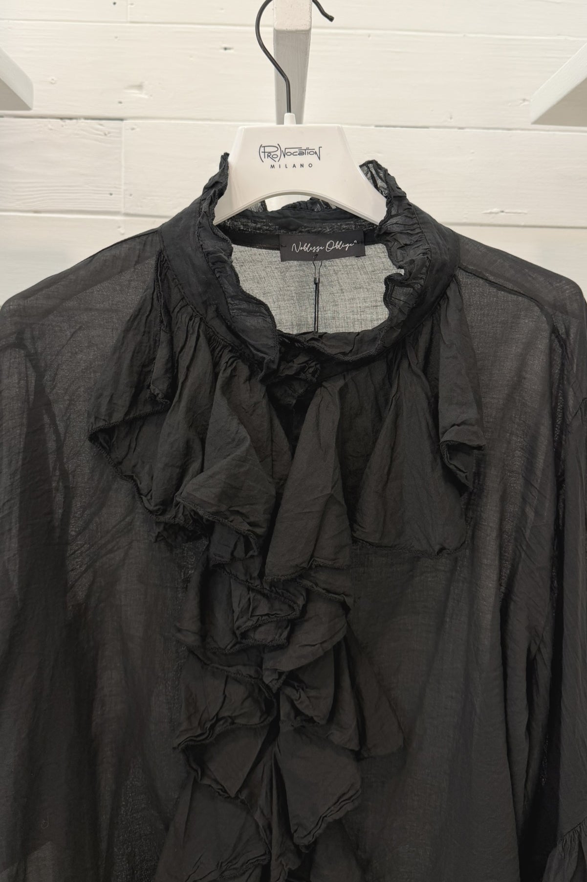 Blusa con rouches