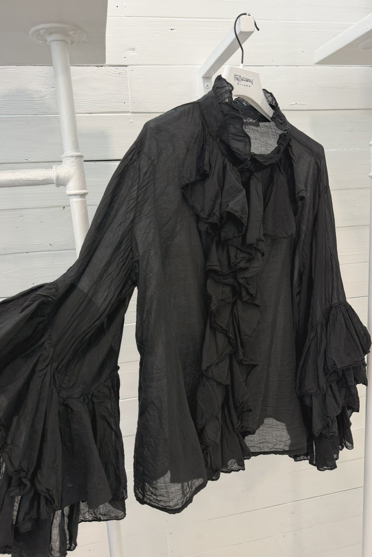 Blusa con rouches