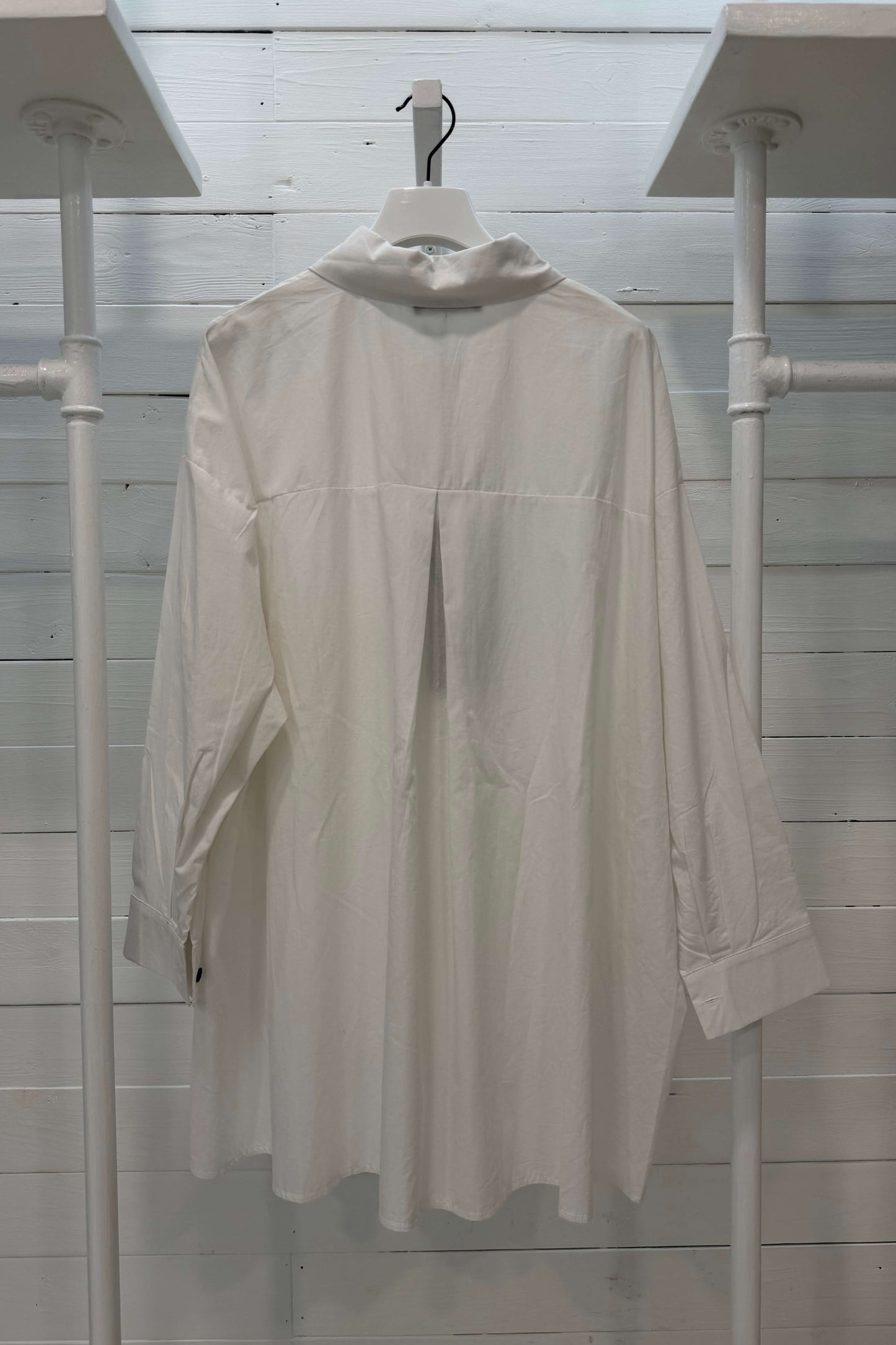 Camicia asimmetrica in cotone