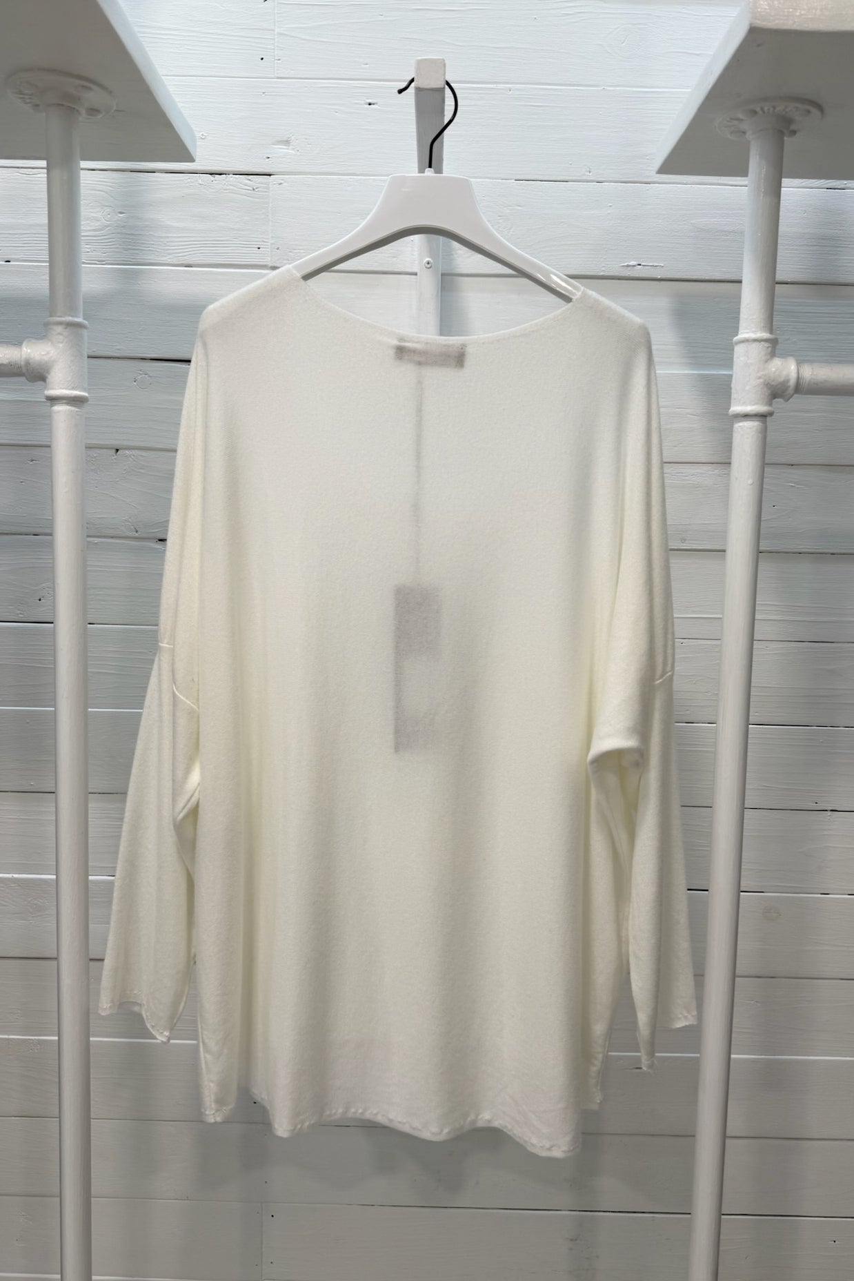 Maglia in lana e viscosa