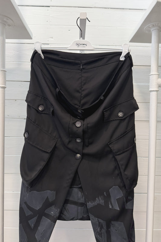 Pantalone cargo decostruito