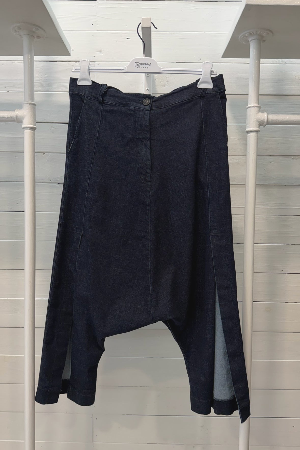 Pantalone cavallo basso
