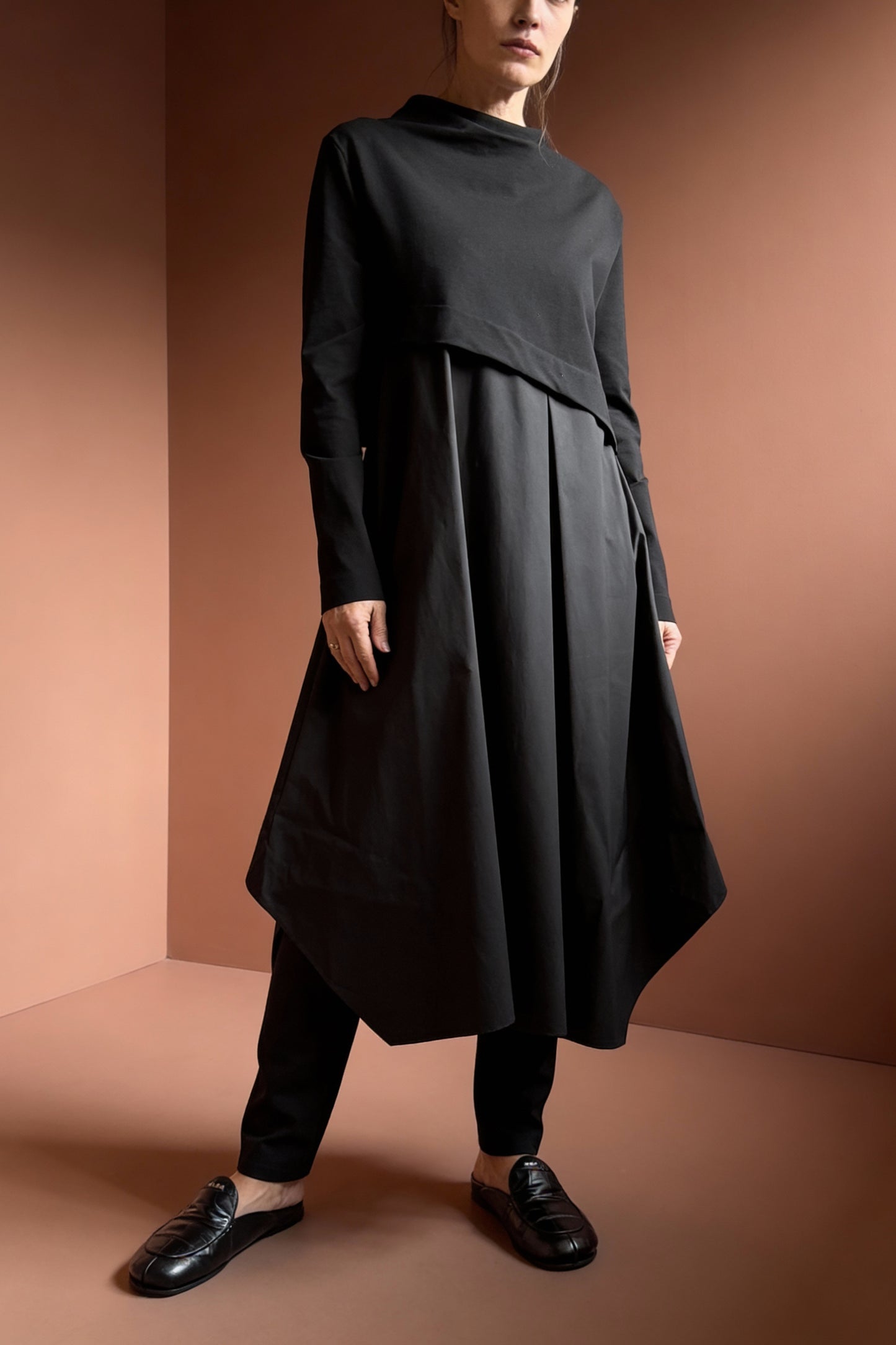 Abito doppio tessuto