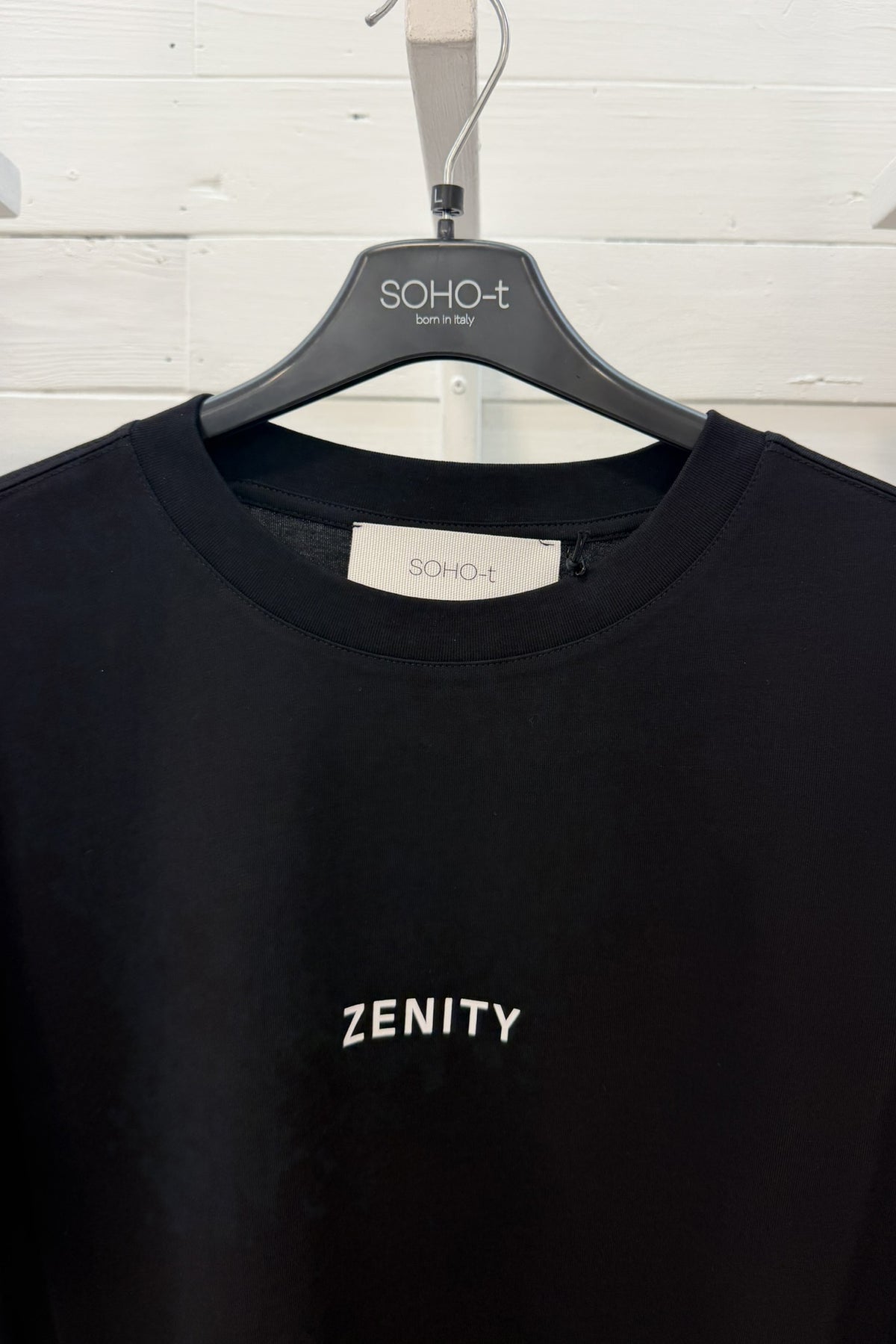 T-shirt oversize con stampa zenity