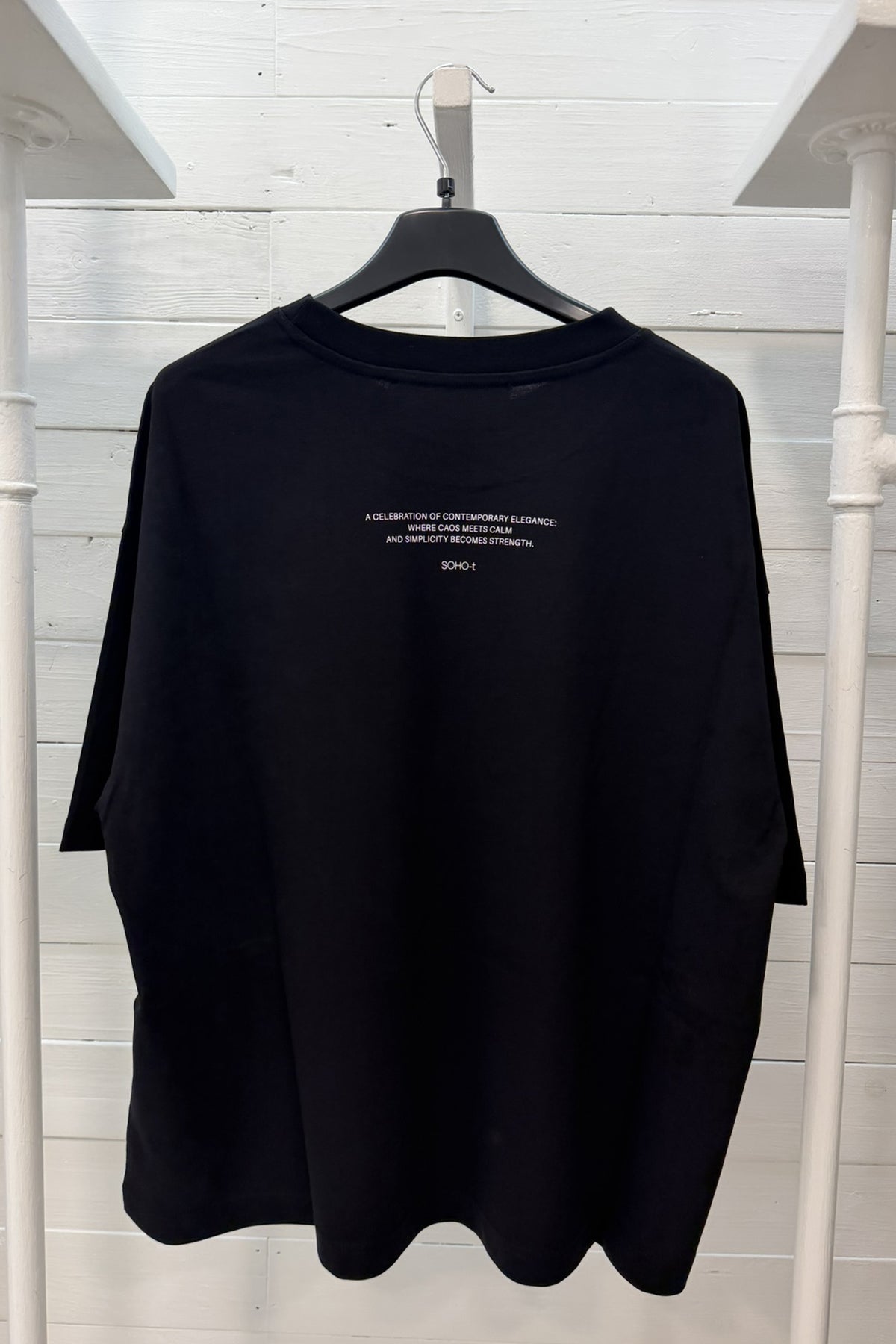 T-shirt oversize con stampa zenity