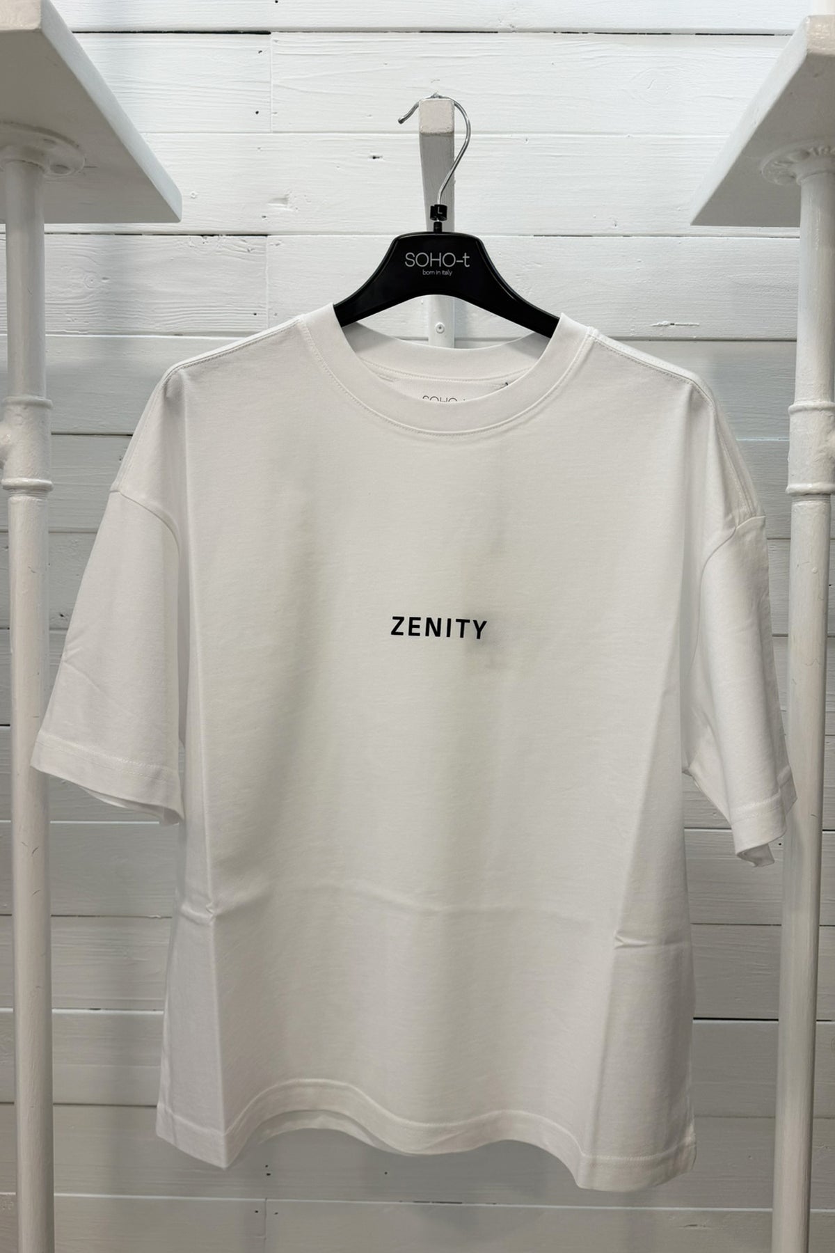 T-shirt oversize con stampa Zenity