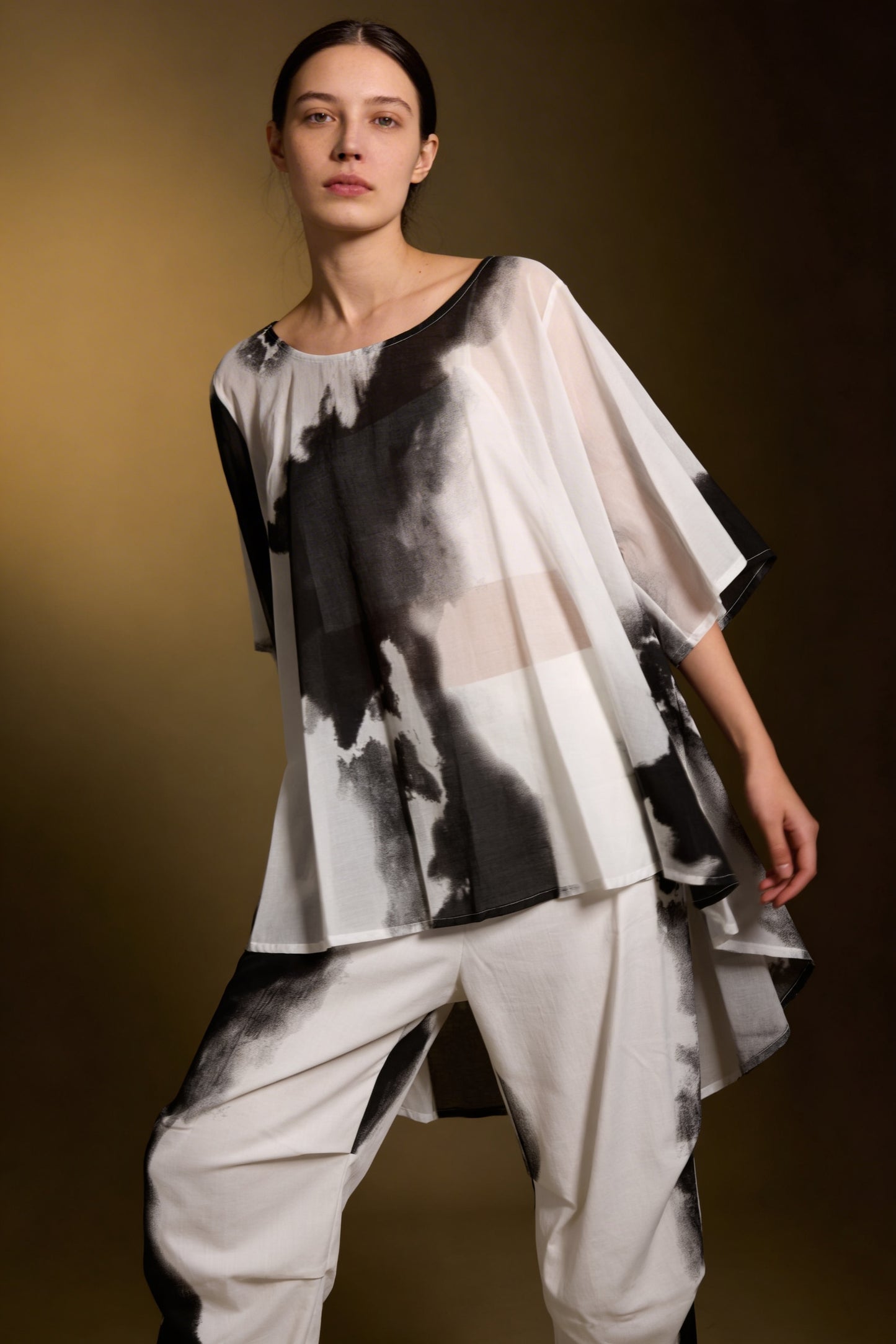Blusa Sfumata Bicolor