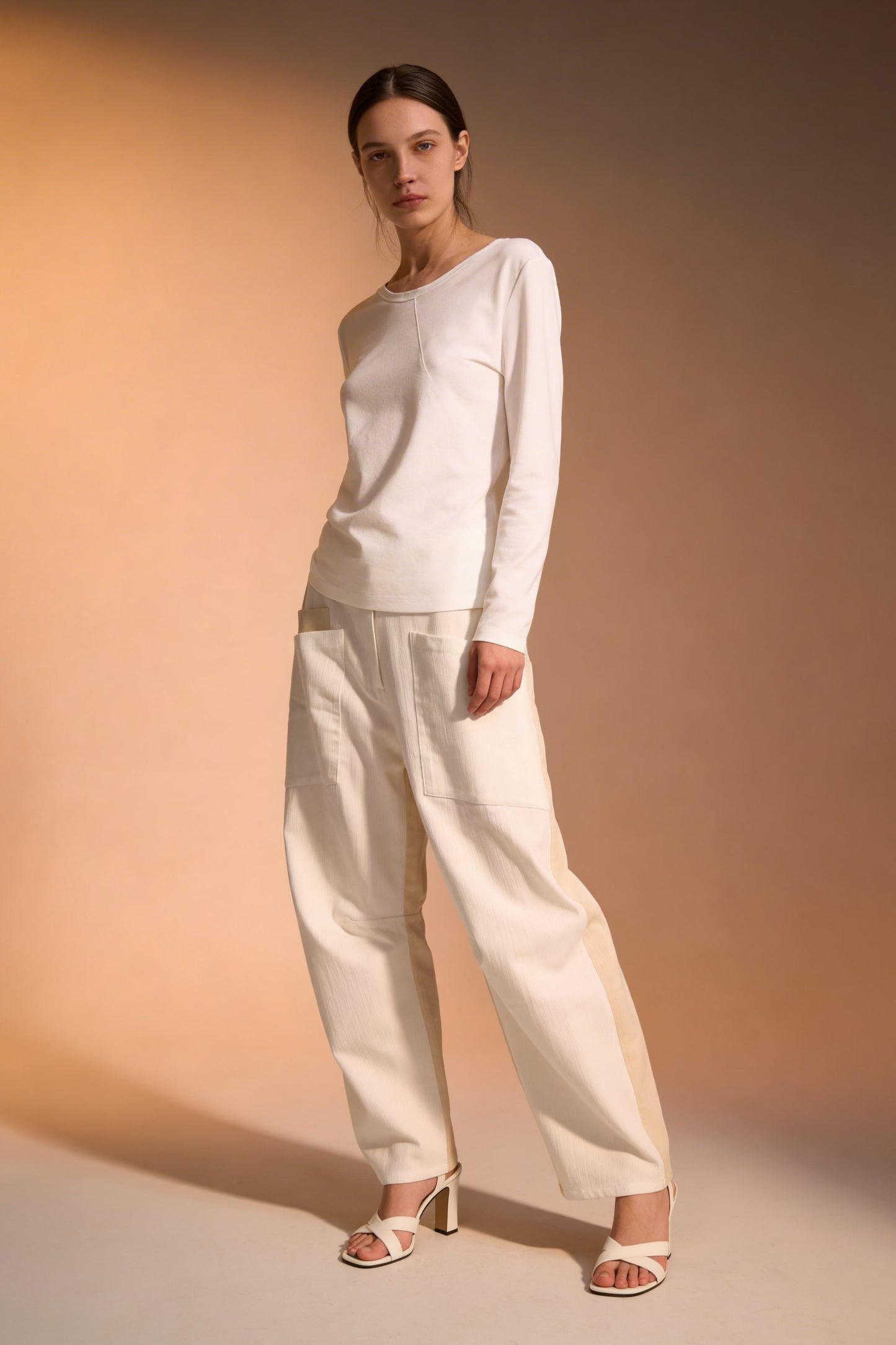 Pantalone bicolor