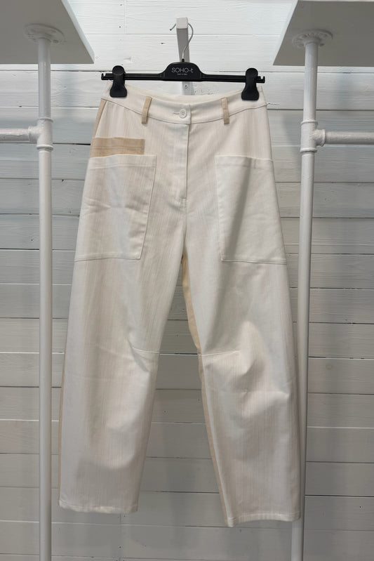 Pantalone bicolor