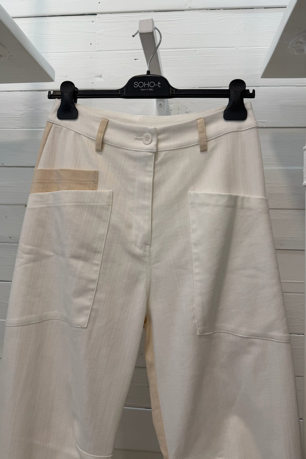 Pantalone bicolor