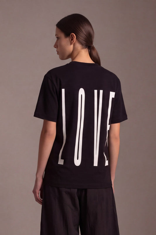 T-shirt Love in Cotone