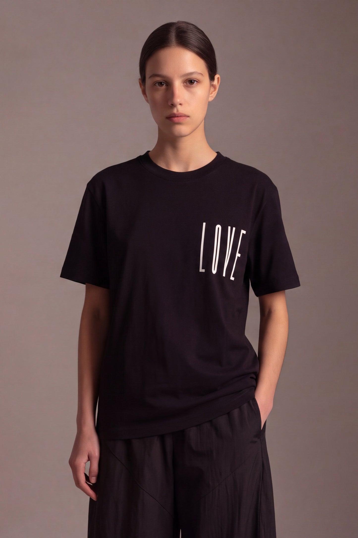 T-shirt Love in Cotone