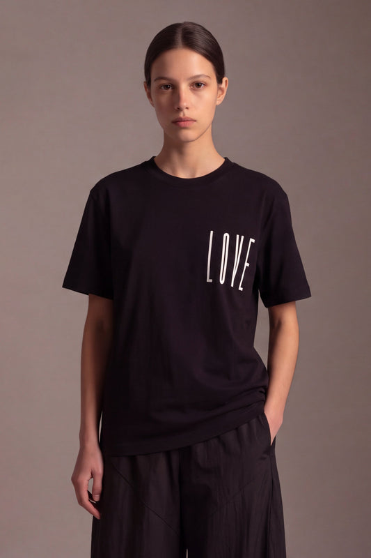 T-shirt Love in Cotone