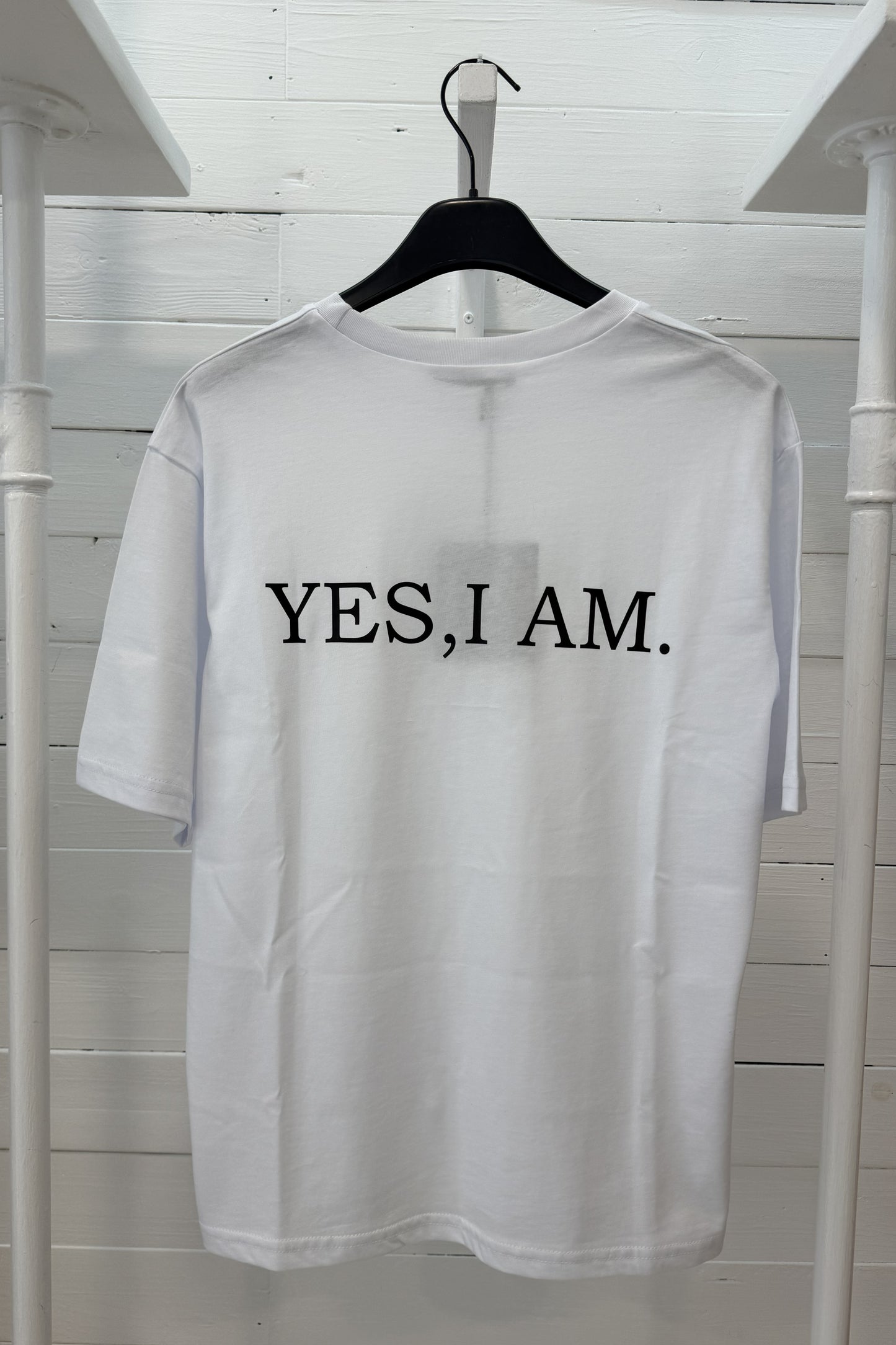 T-shirt con stampa sul retro