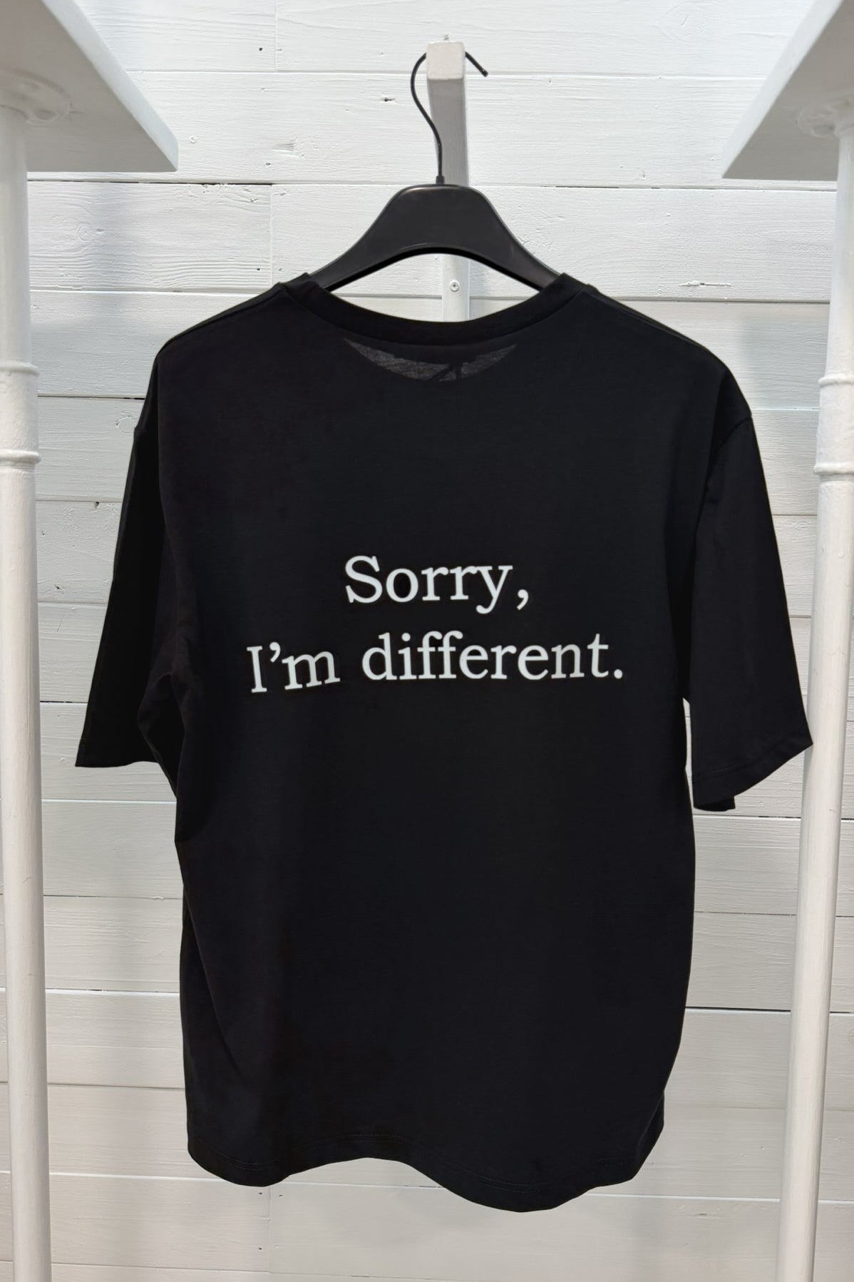 T-shirt con stampa sul retro