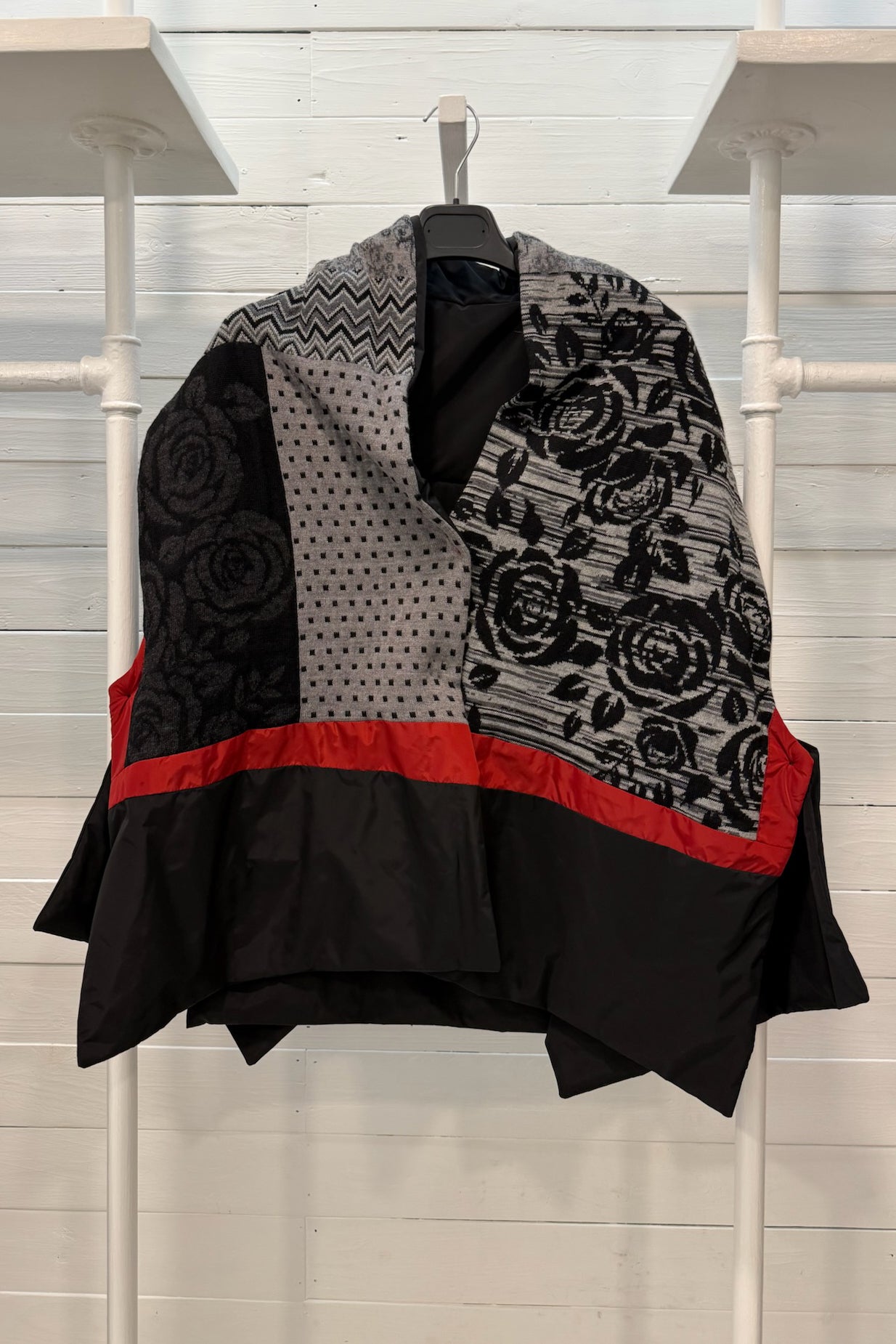 Cappa patchwork reversibile