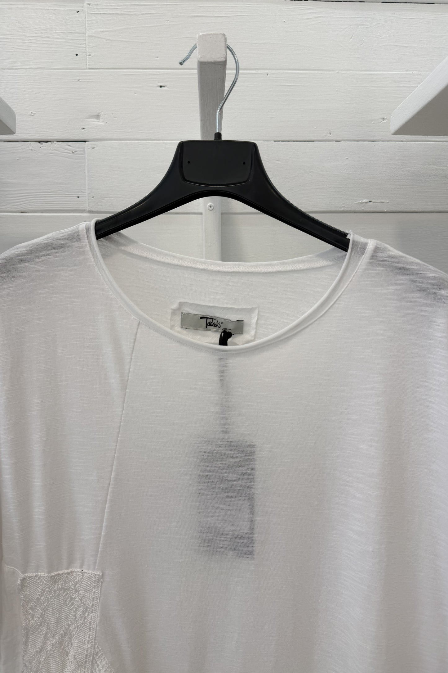 Maglia con inserti in pizzo