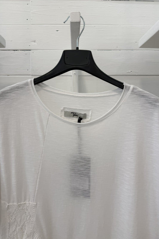 Maglia con inserti in pizzo