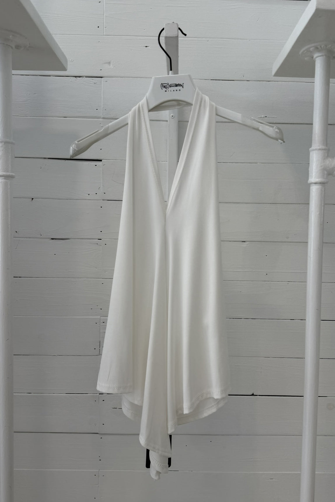 Top Halter Drappeggiato